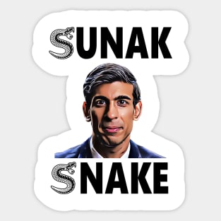 Rishi Sunak - Snake Sticker